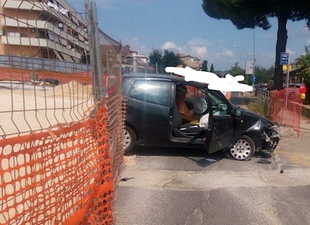 incidente rotatoria nettunenze ariccia ilmamilio