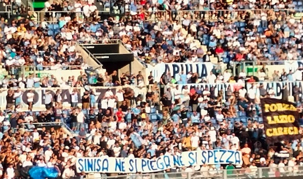 striscione mijahilovic stadio ilmamilio