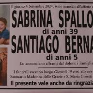 Nettuno | Il 19 Settembre il funerale di Sabrina Spallotta e del piccolo Santiago, vittime di un incidente stradale