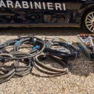 Colpo al traffico dell’ “oro rosso”, sequestrata oltre una tonnellata di cavi in rame: arresti