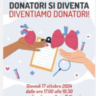 Ciampino | Il 17 Ottobre l'iniziativa 'Donatori si diventa' presso l'aula consiliare