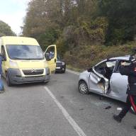 Rocca di Papa | Incidente frontale su Via Pratoni del Vivaro: due feriti