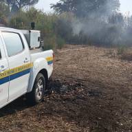 Frascati | Vasto incendio nella zona residenziale di Via del Piscaro