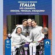 Giochi paralimpici, bronzo per la 'marinese' Loredana Trigilia nel fioretto femminile a squadre